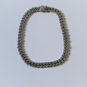 ICED OUT SILVER CHAIN